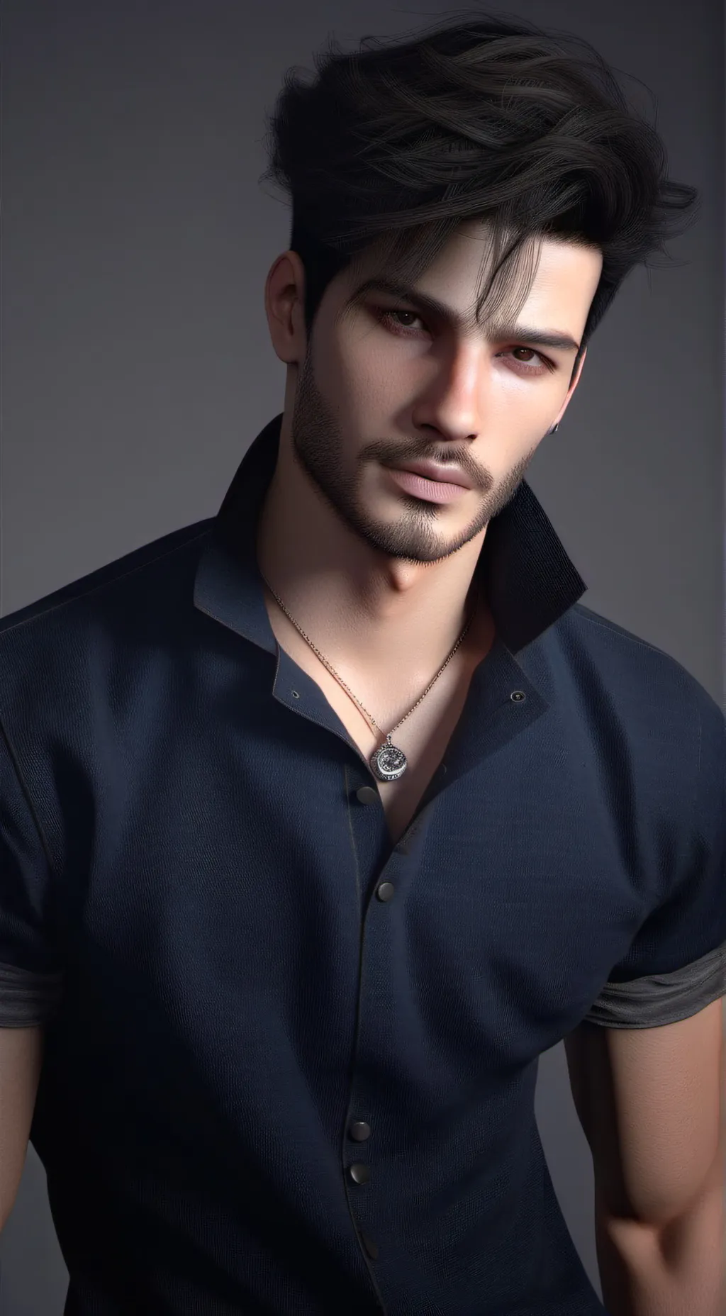 ai character: Line  background