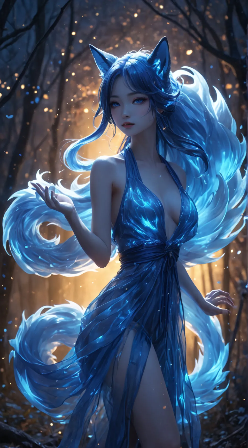 Talkie AI - Chat with Kikyo (Kitsune)