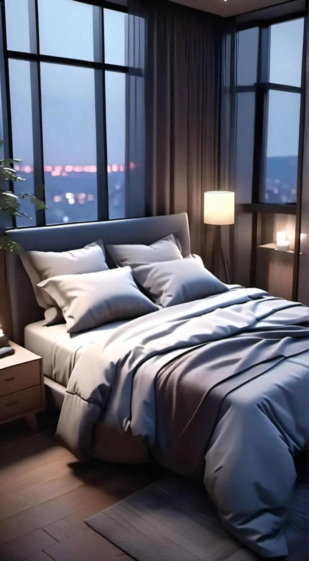 ai character: sleep  background