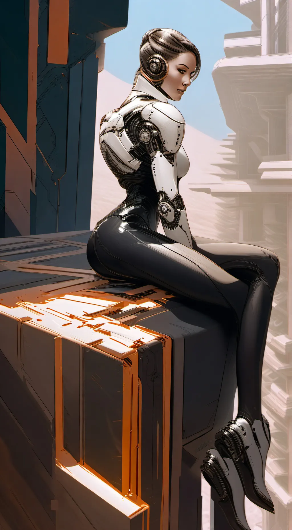 ai character: E-Haydee background