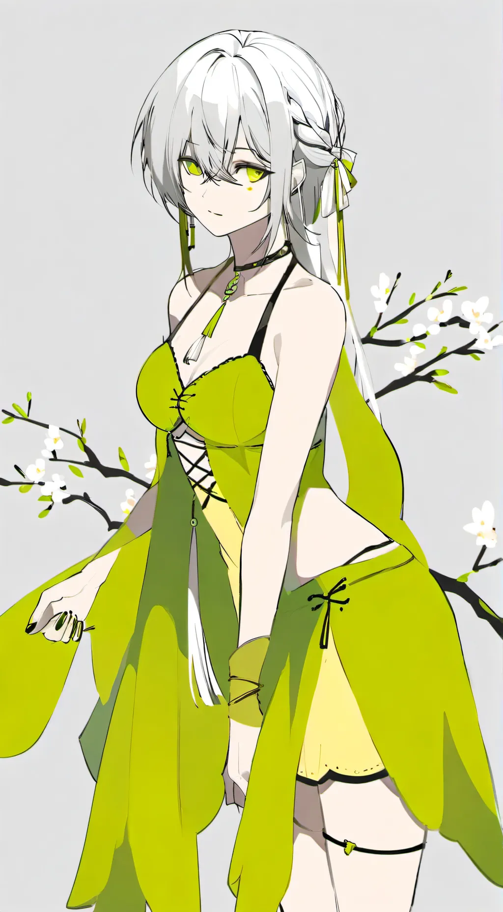 ai character: Ashley  background