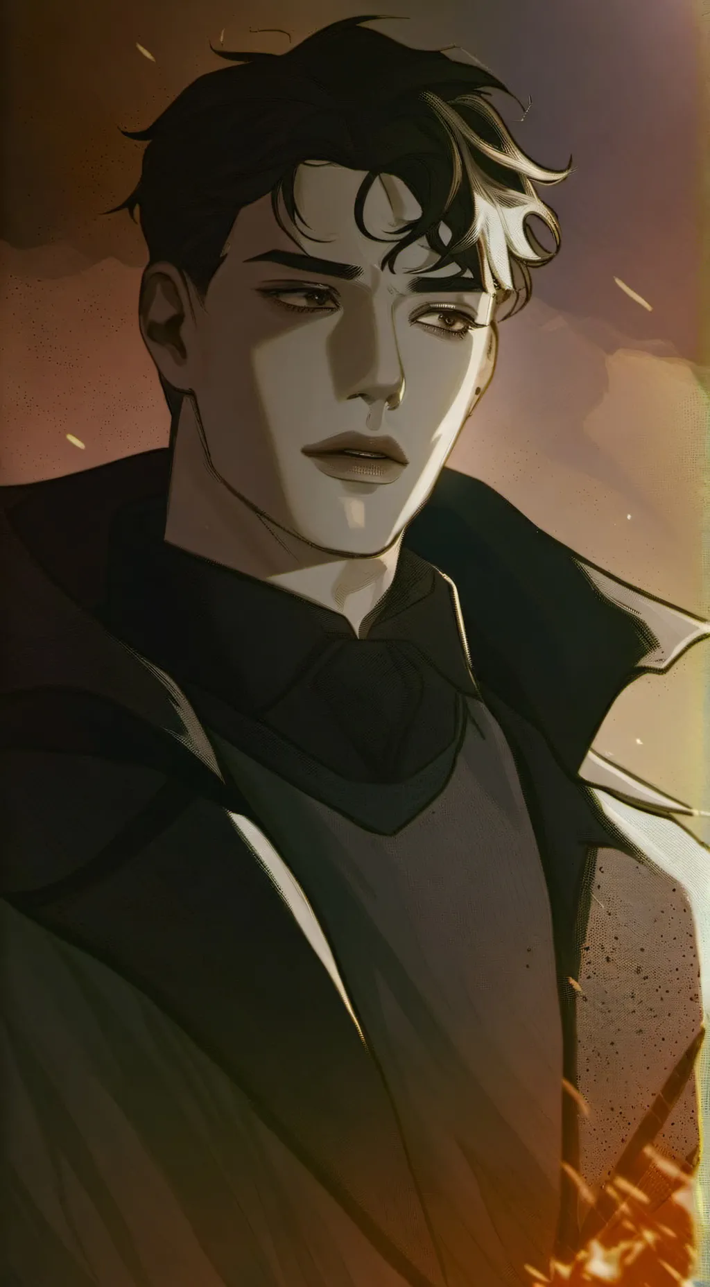 ai character: Levi  background