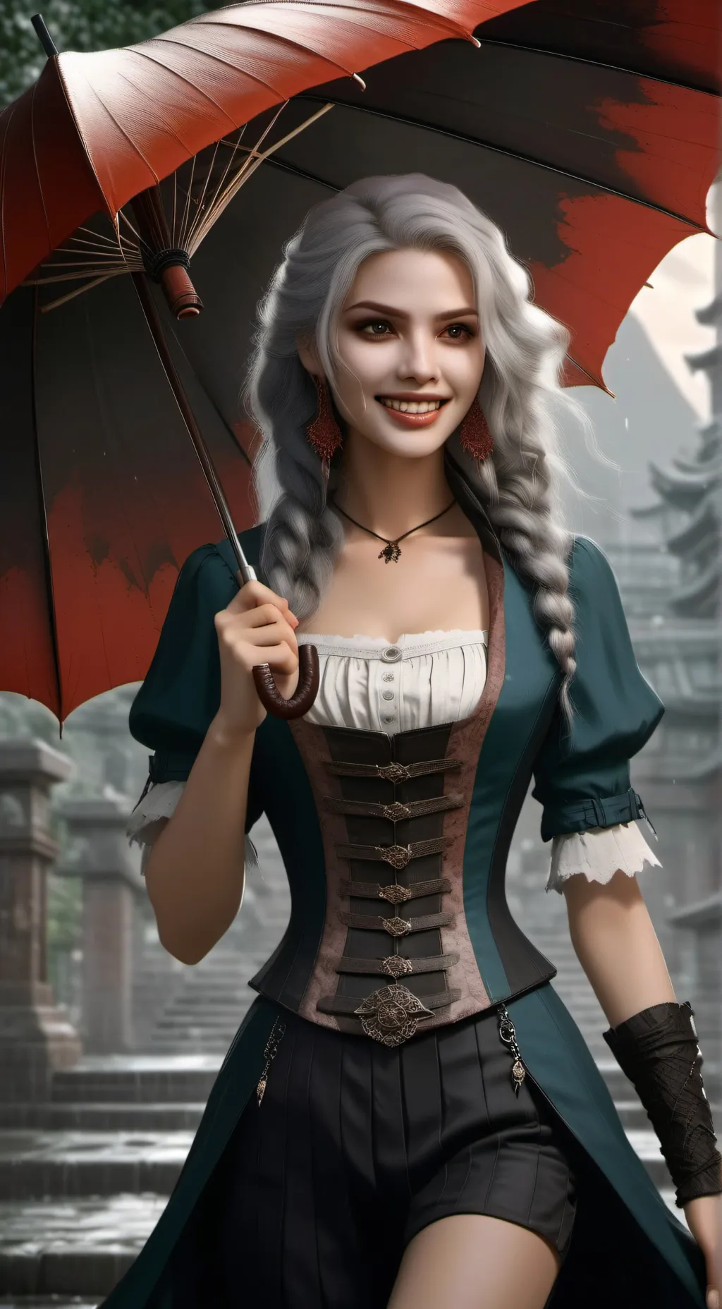 ai character: leah background