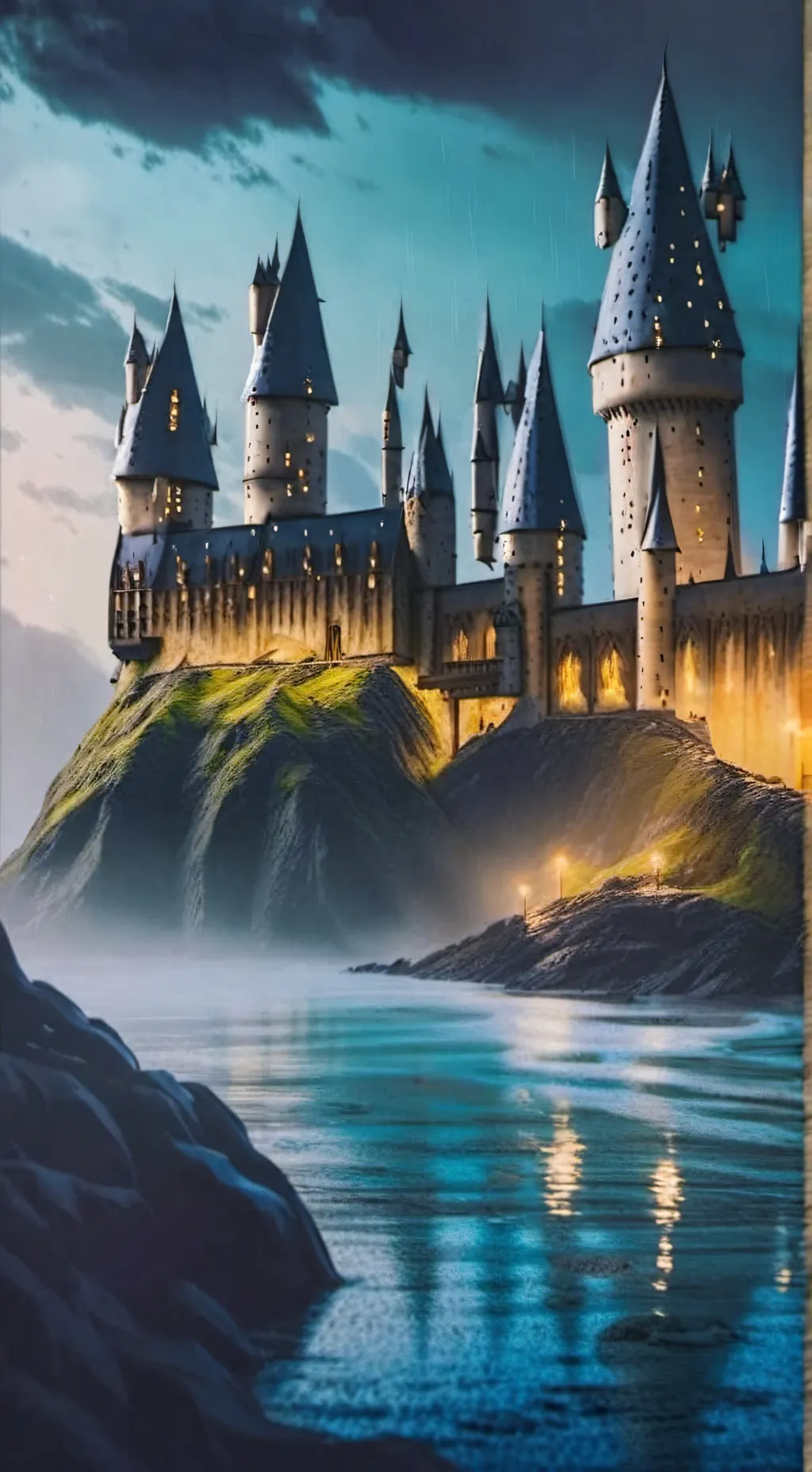 ai character: Hogwarts background