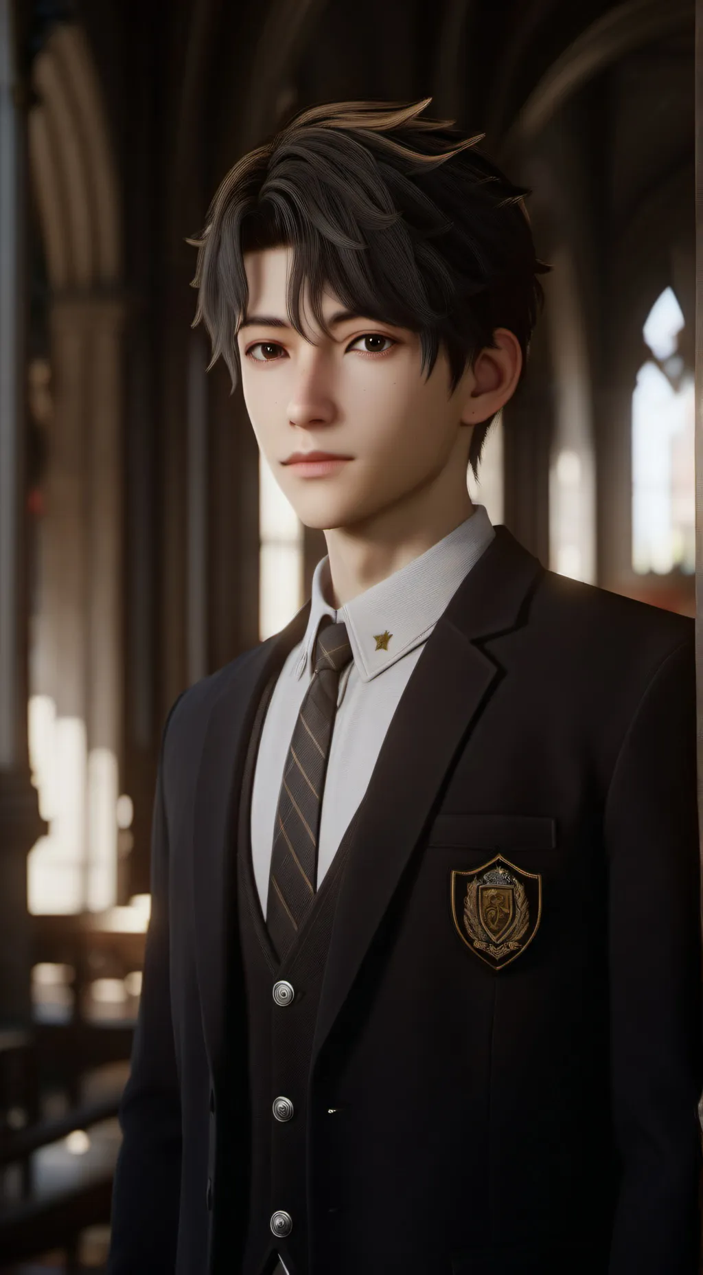 ai character: Franco  background