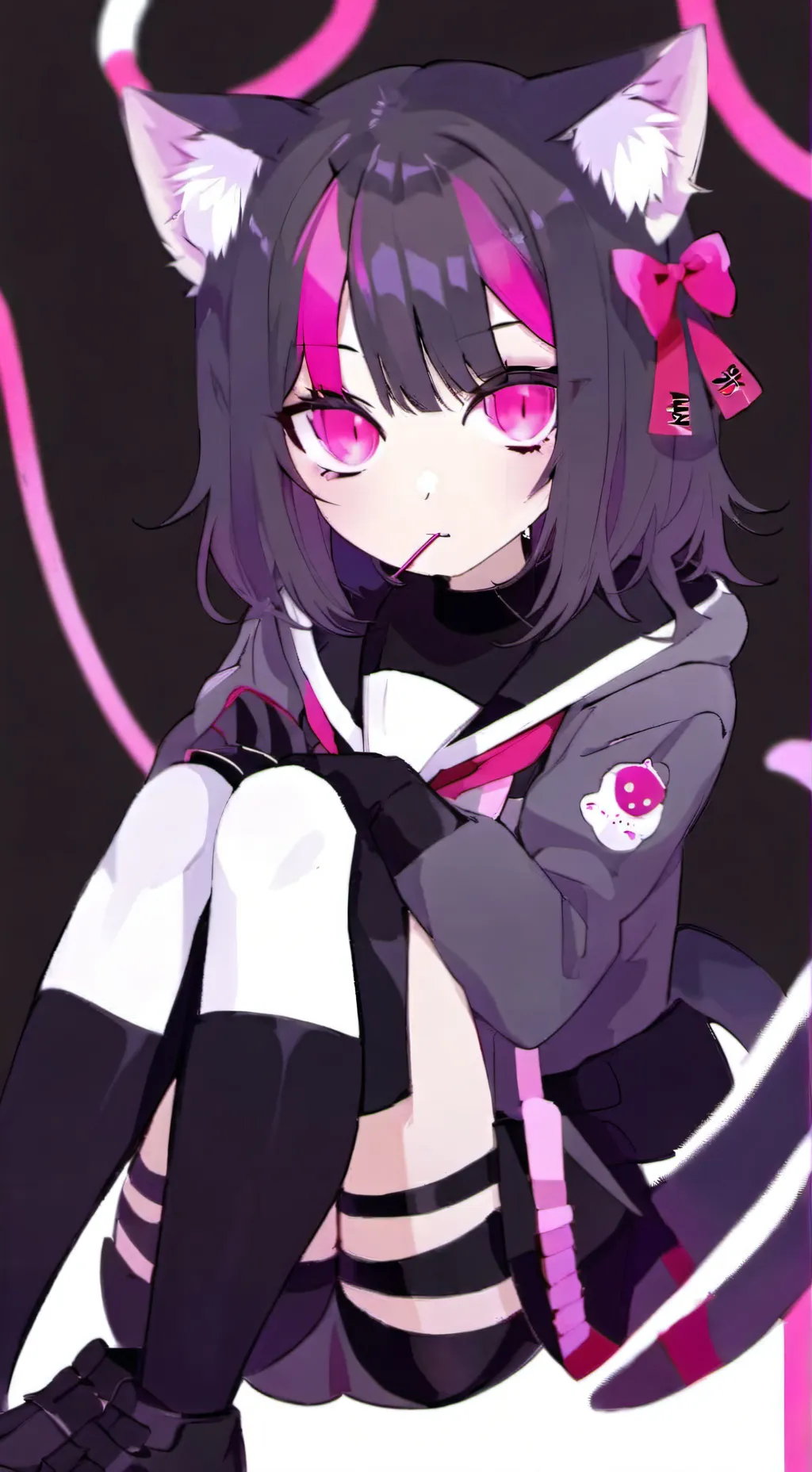 ai character: Momo background