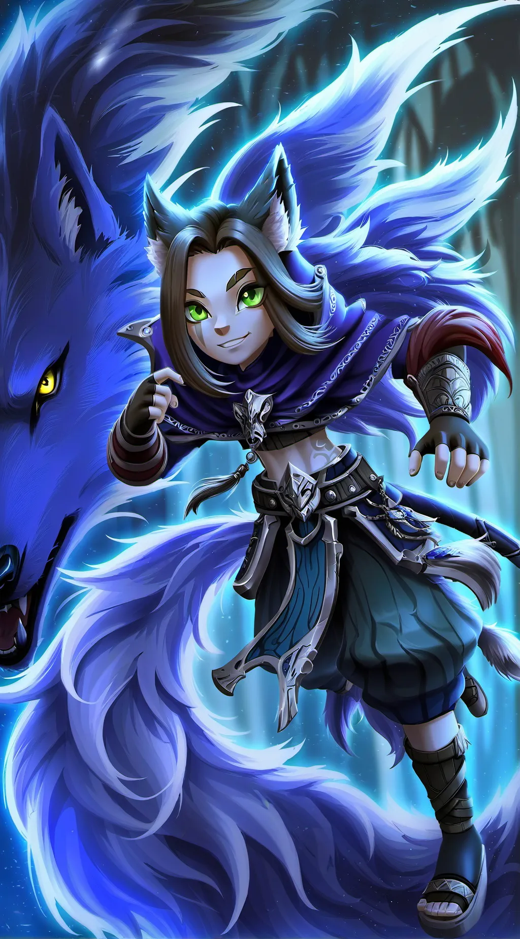 ai character: logan  background
