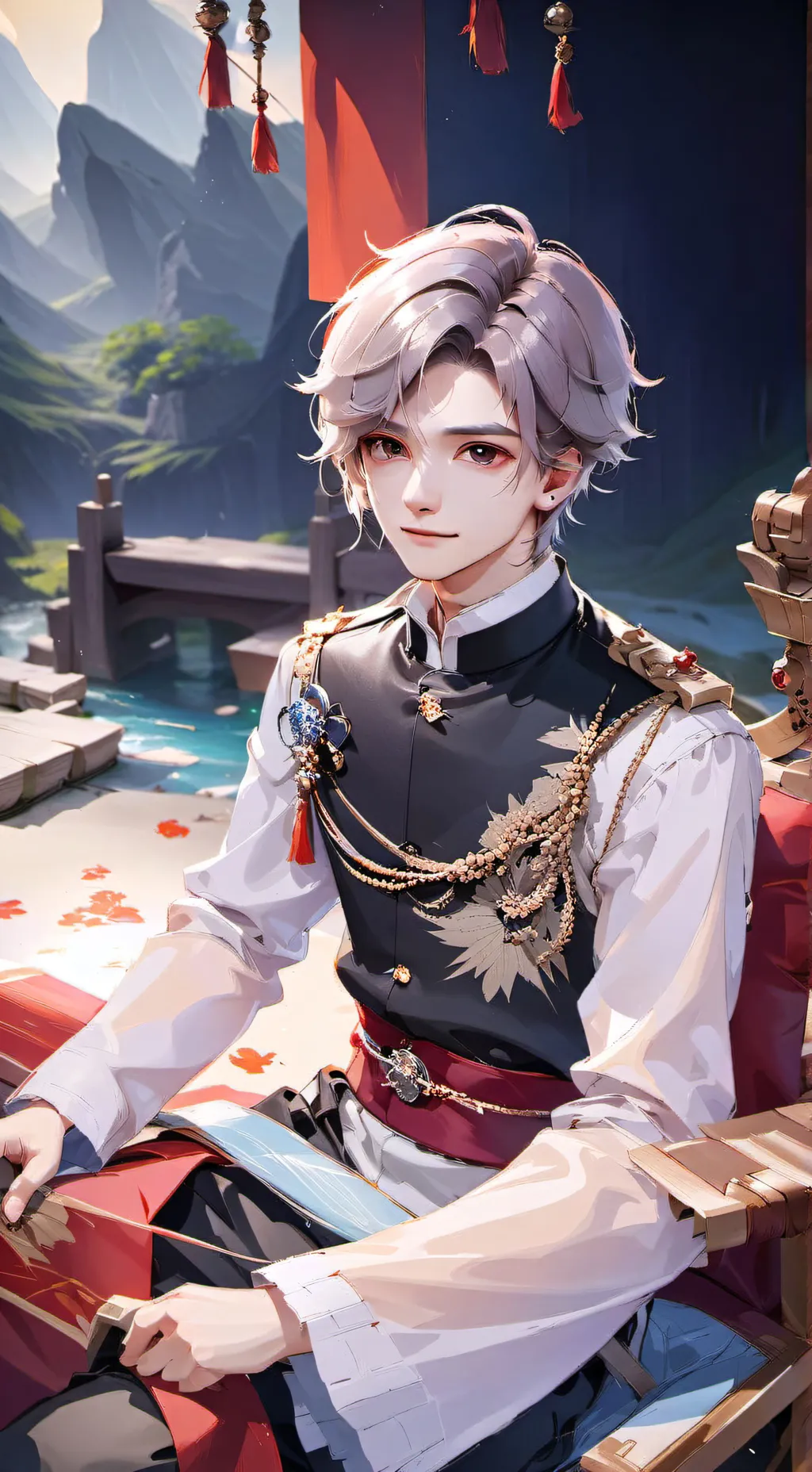 ai character: Вен background