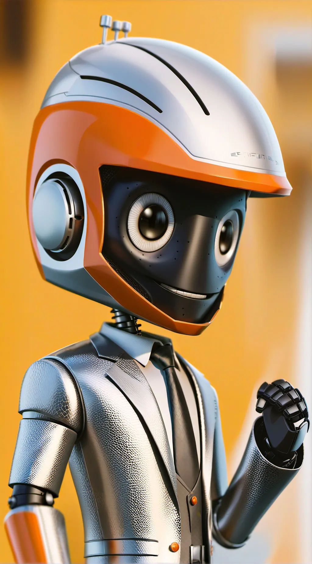 ai character: robot asistente background