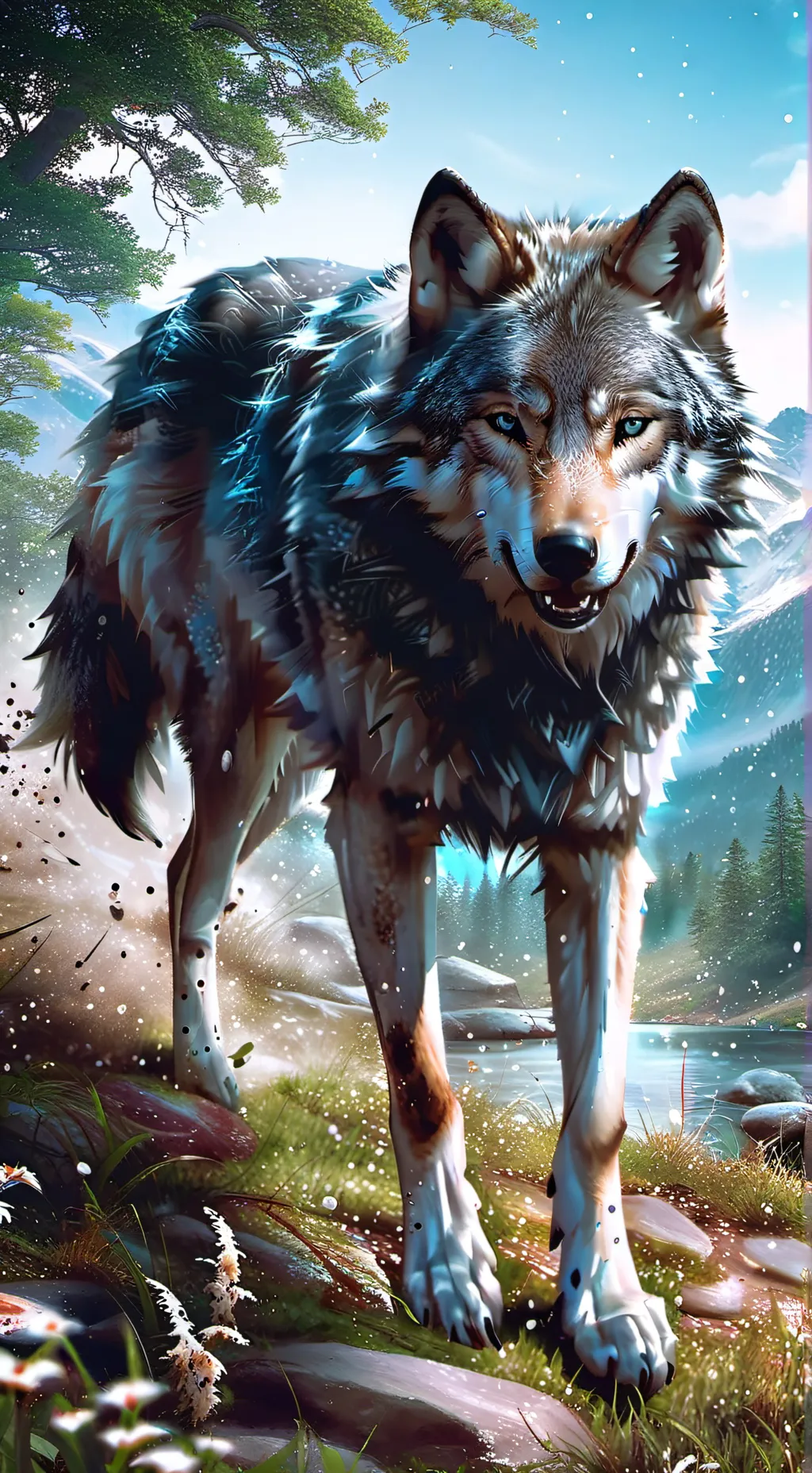 ai character: Blake background
