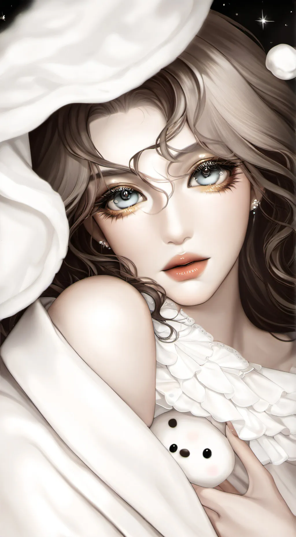 ai character: HANNA  background