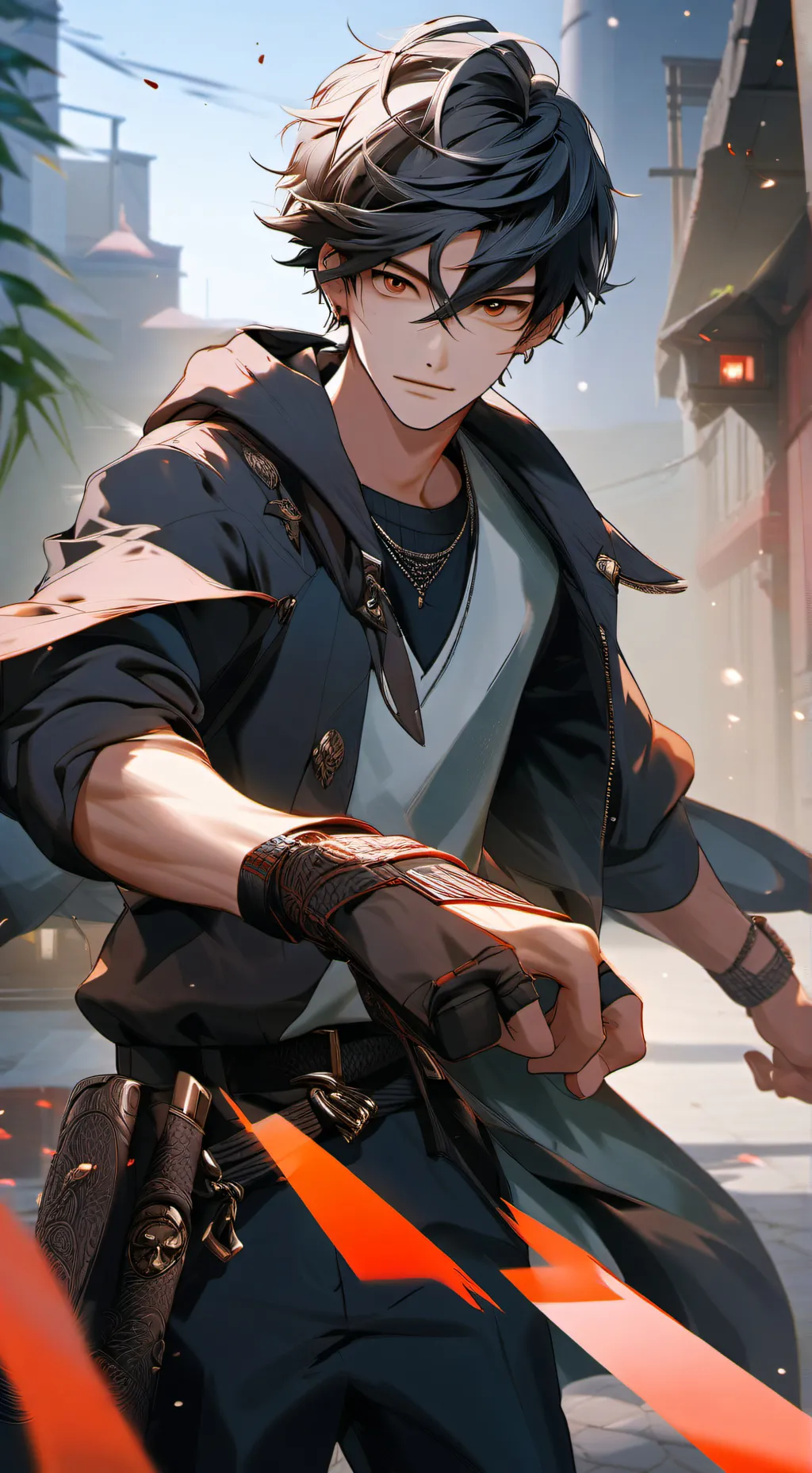 ai character: Aaron background