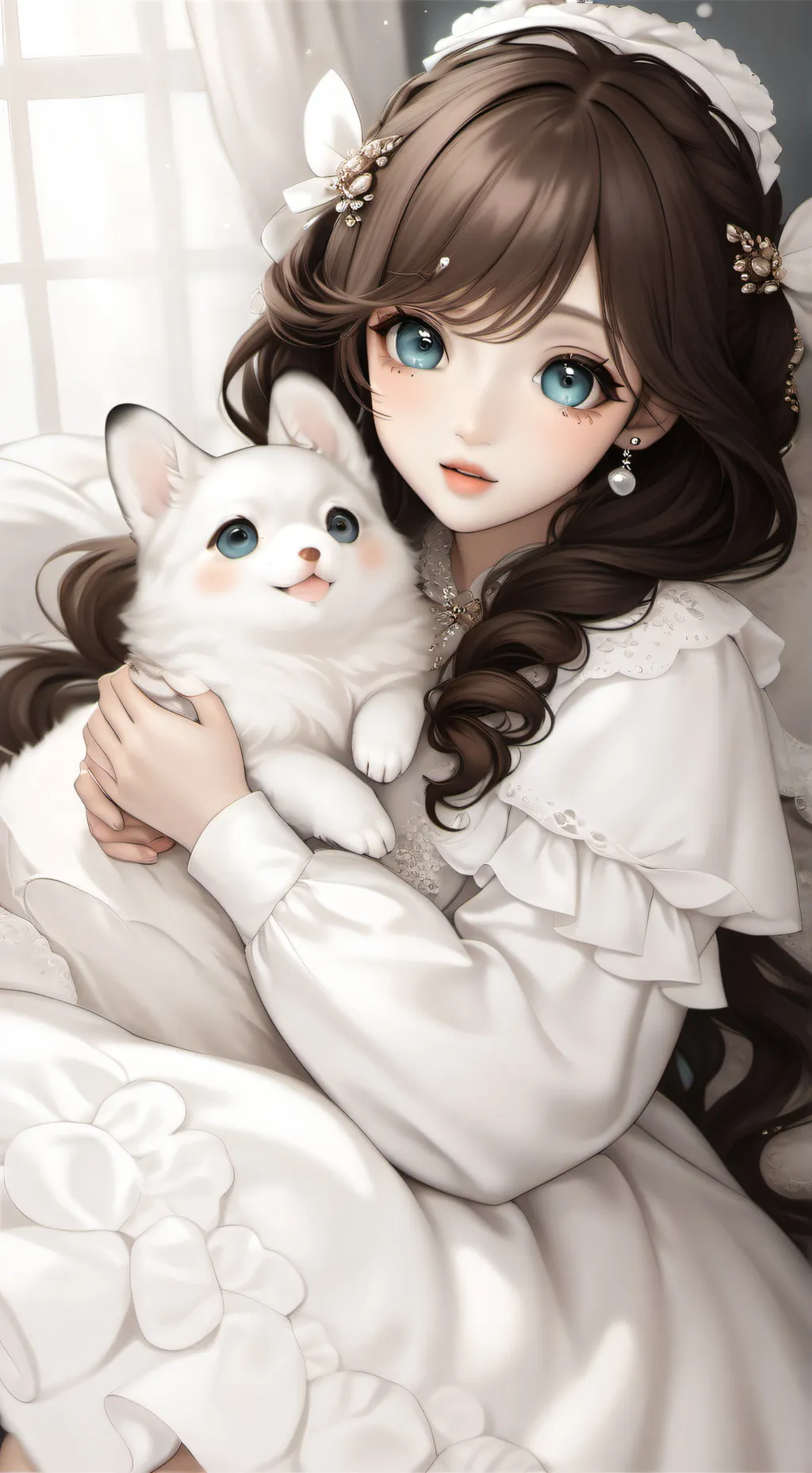 ai character: Princess Davine👑 background