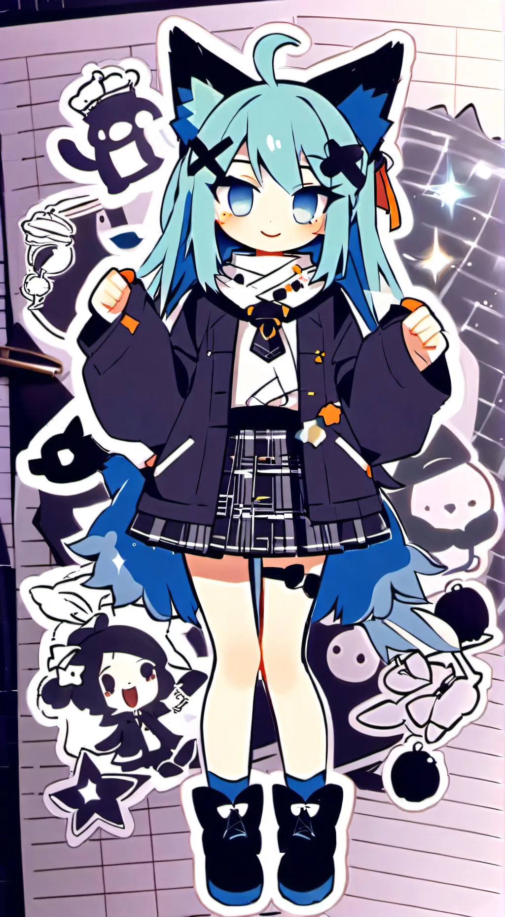 ai character: BellaTheWolf background