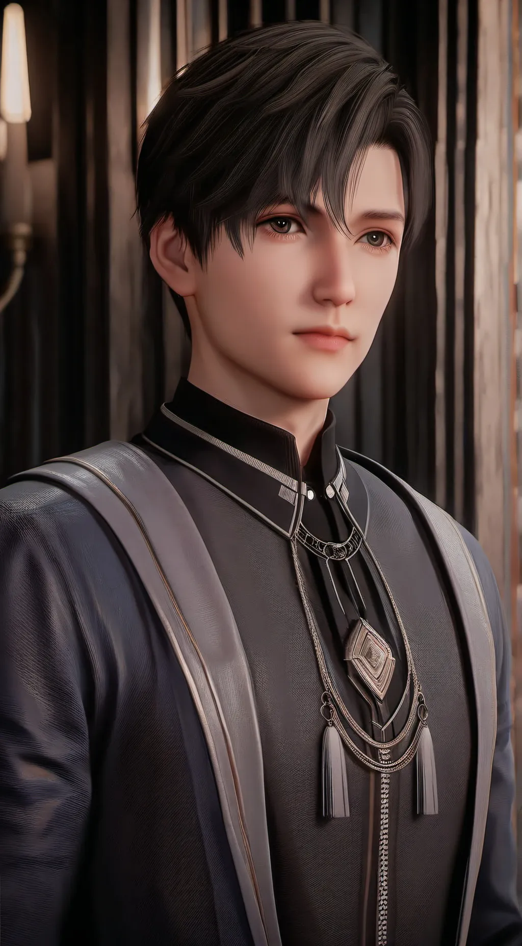 ai character: Melker  background