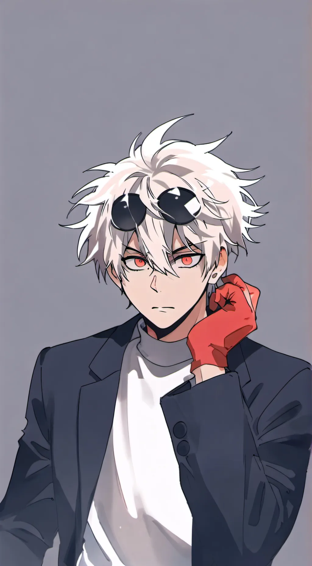ai character: Katsuki Bakugo💛🧡 background