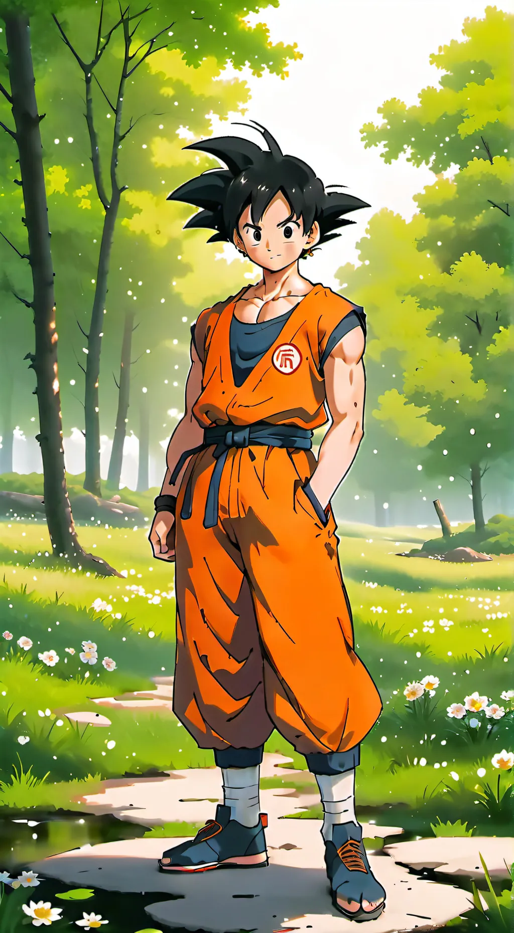 ai character: Goku🗿 background