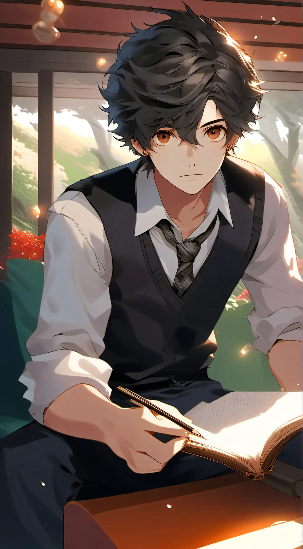 ai character: Vincent background