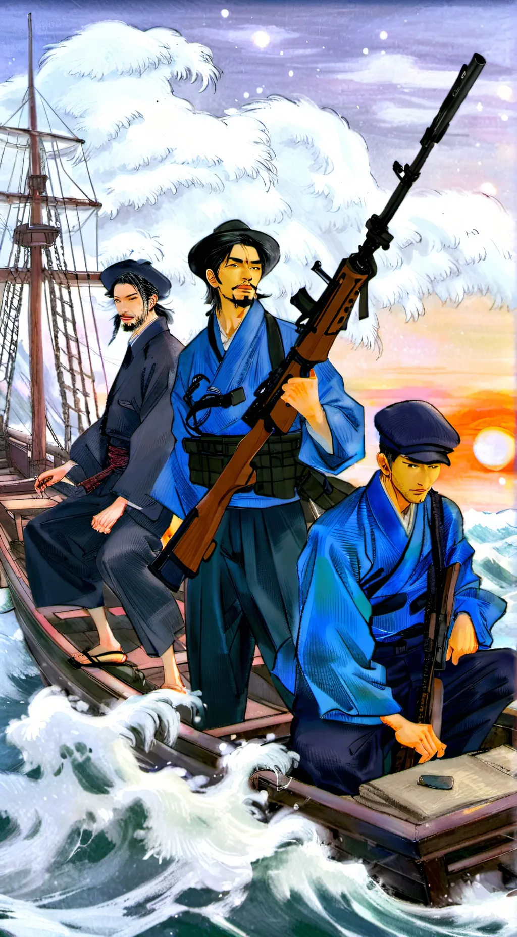 ai character: Shinsei maru crew background