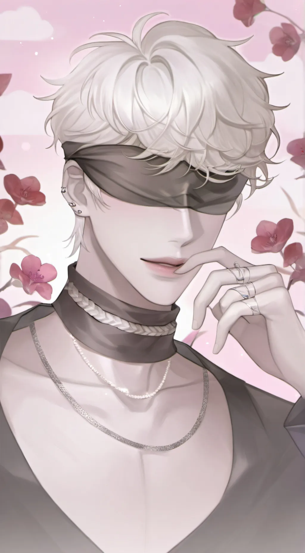 ai character: {GOJO SATURO}  background
