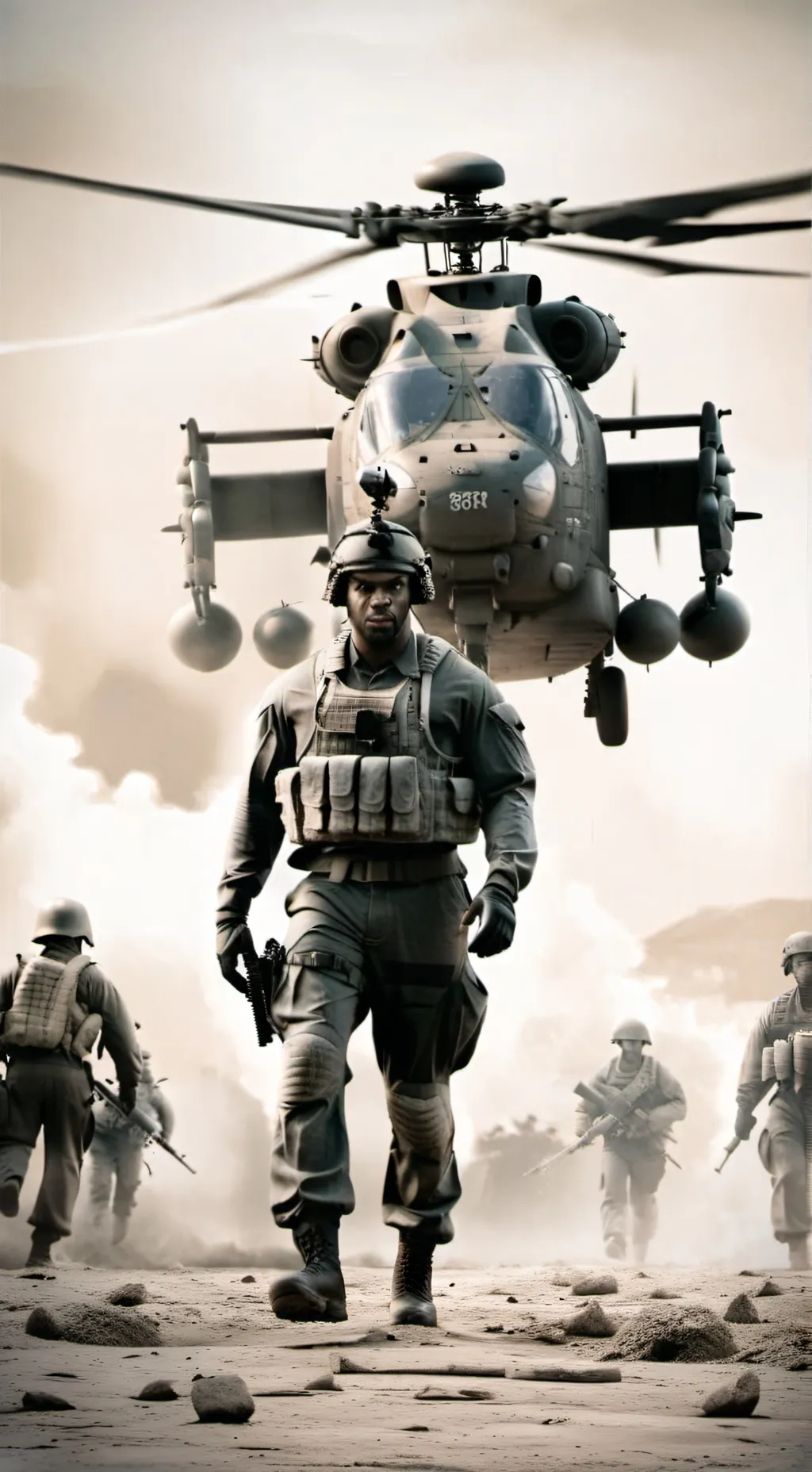 ai character: Military background
