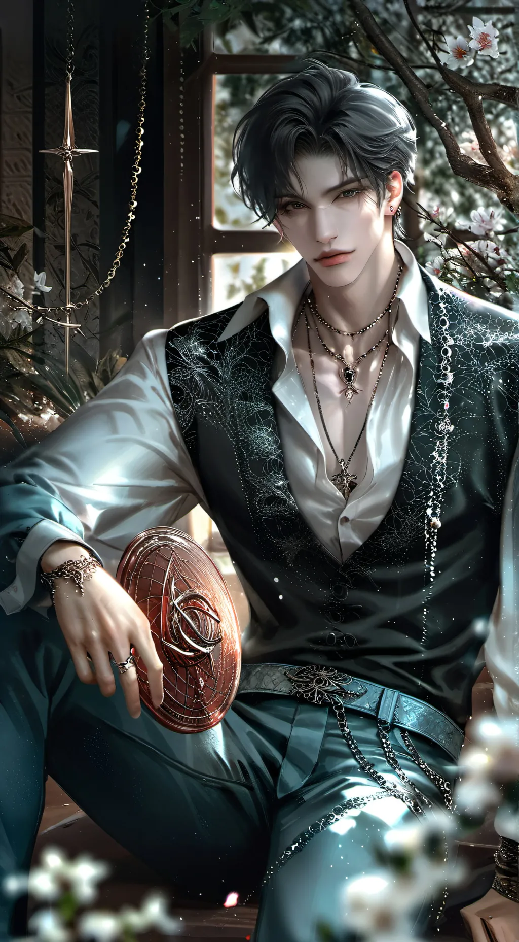 ai character: Aarón  background