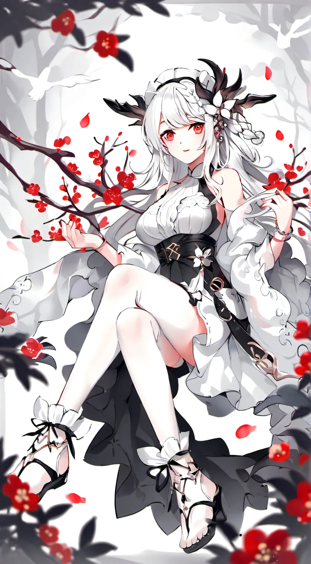 ai character: queen of demons background