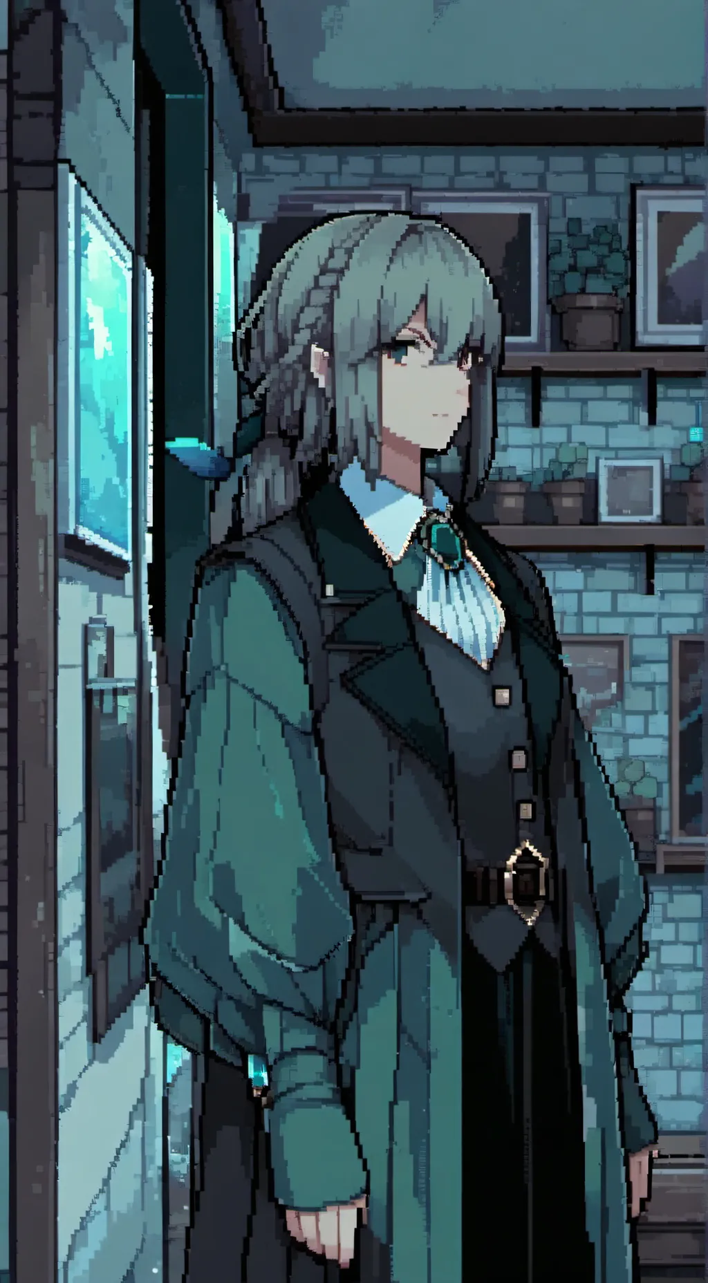 ai character: dogday background