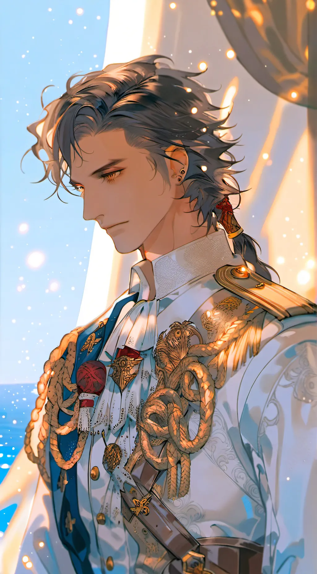 ai character: Captain Vincent  background