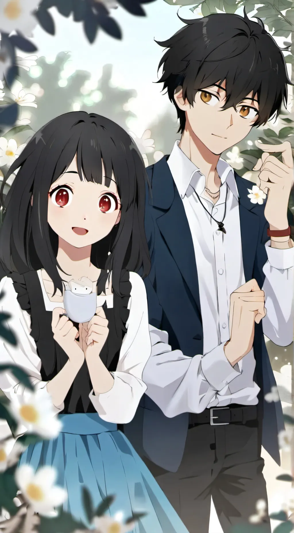 ai character: Sawuko x Shota  background