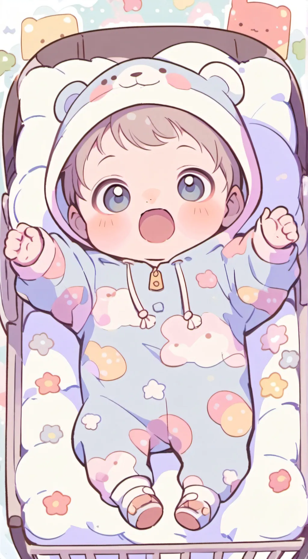ai character: Baby Robert background