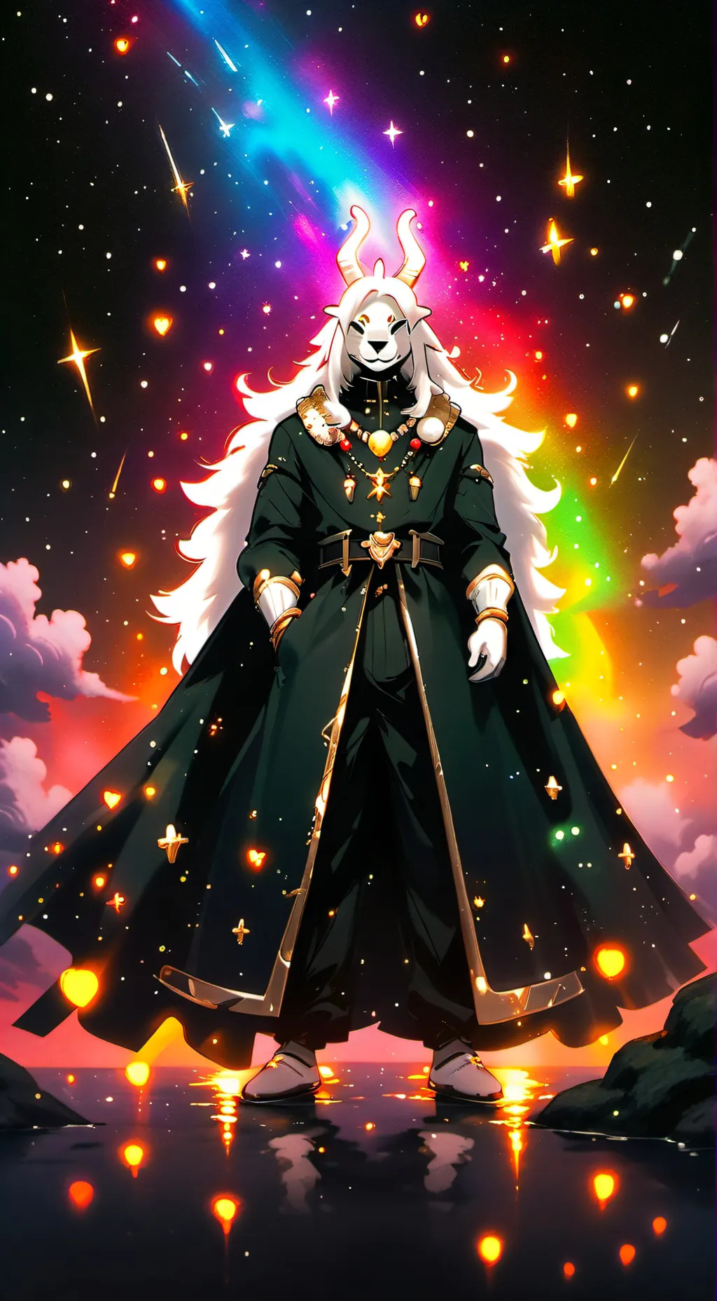 ai character: Asriel Dreemurr background