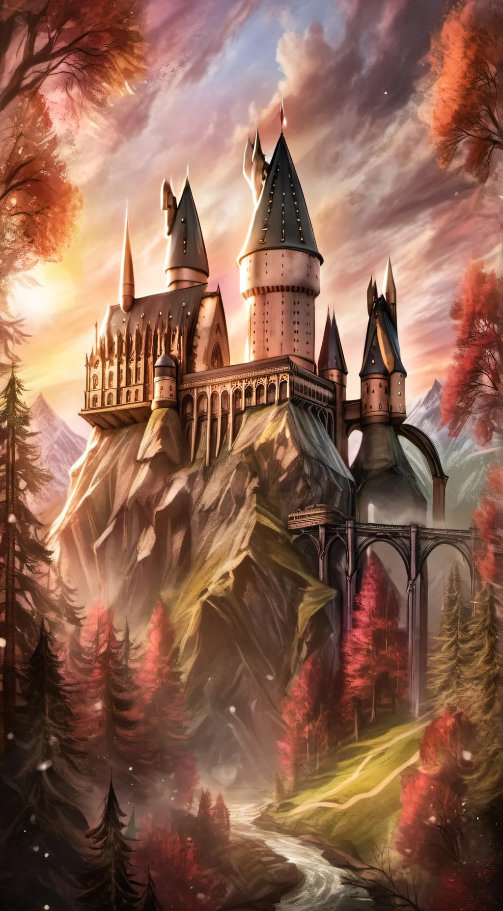 ai character: Hogwarts background
