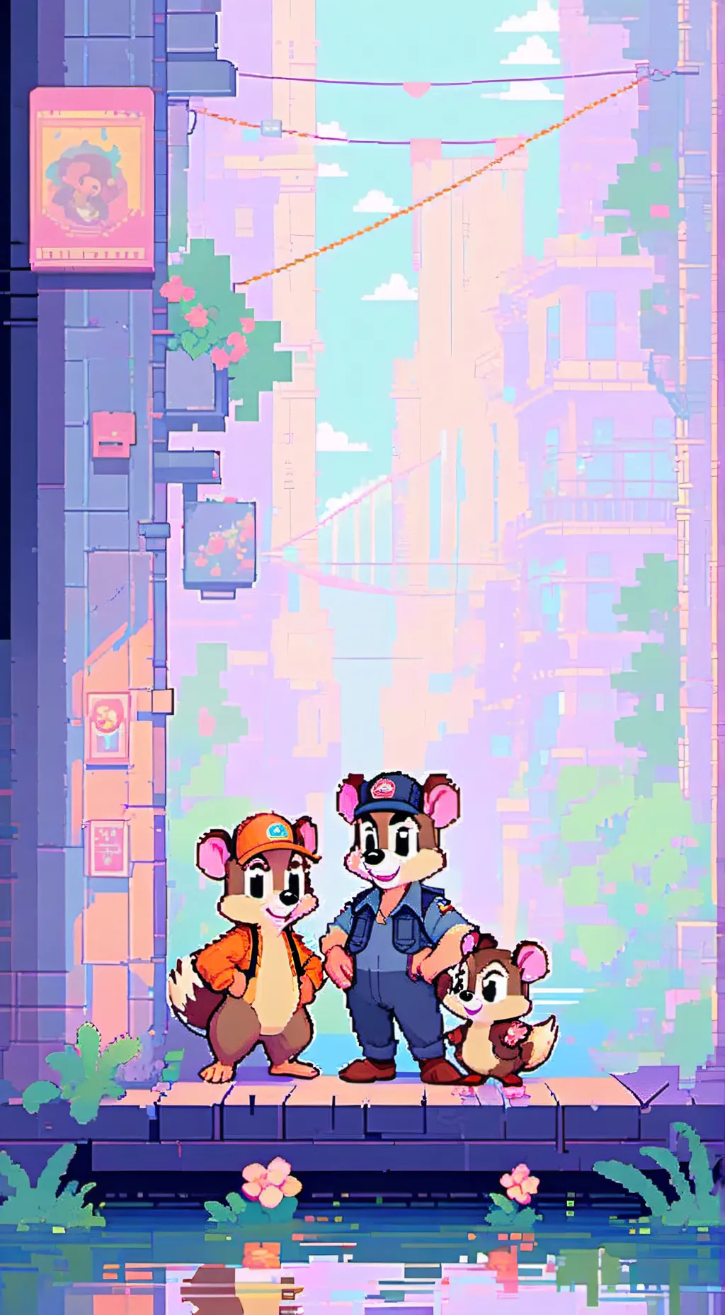 ai character: Rescue Rangers background