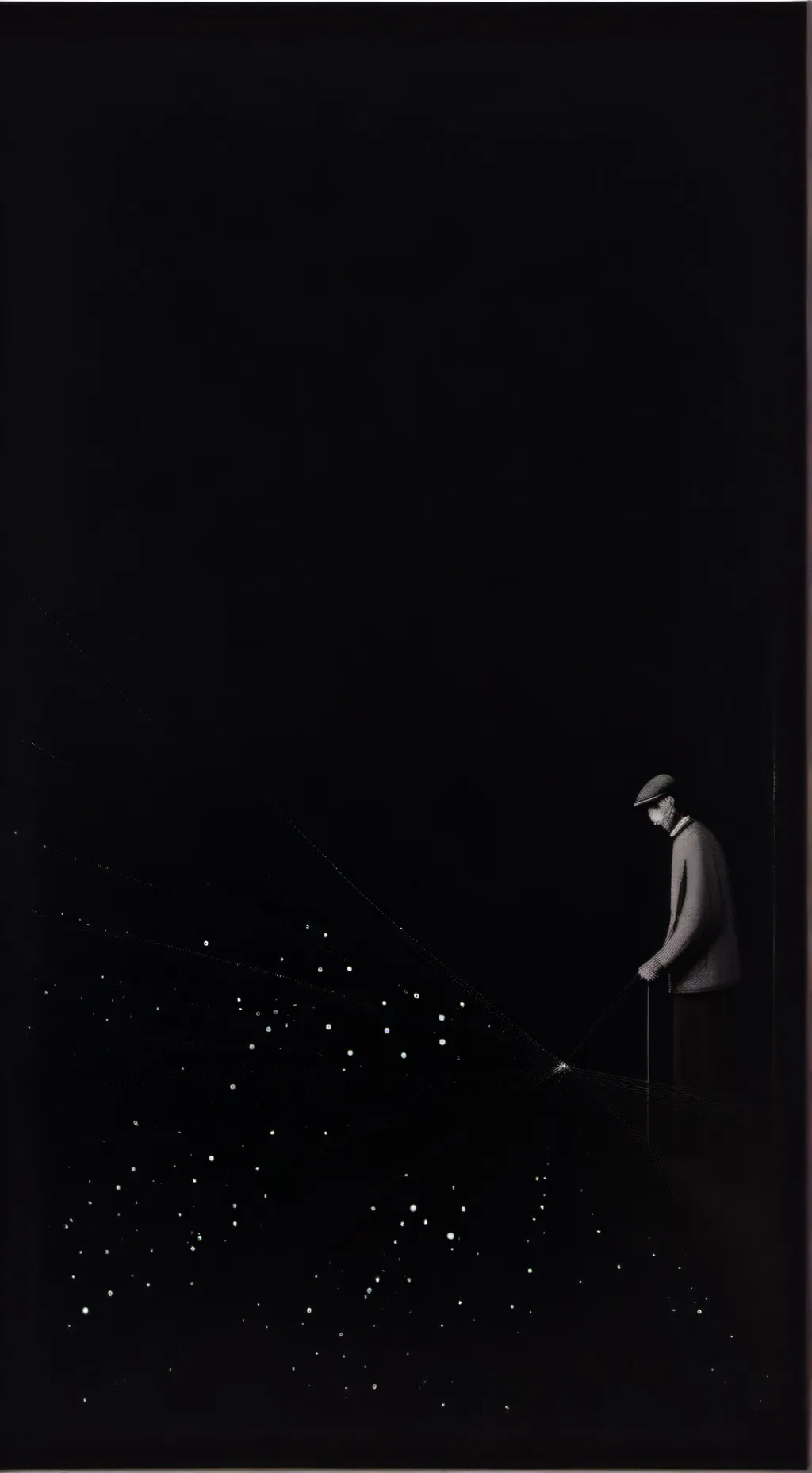 ai character: DARK background