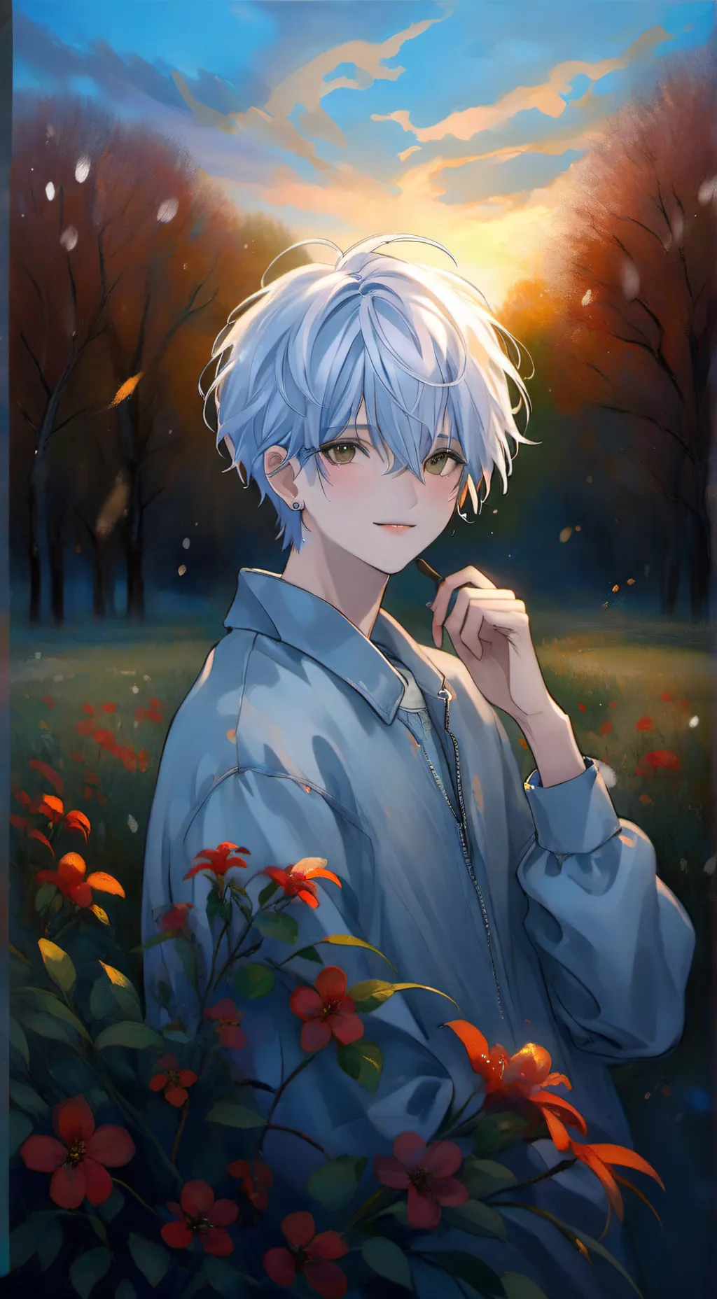 ai character: Star background