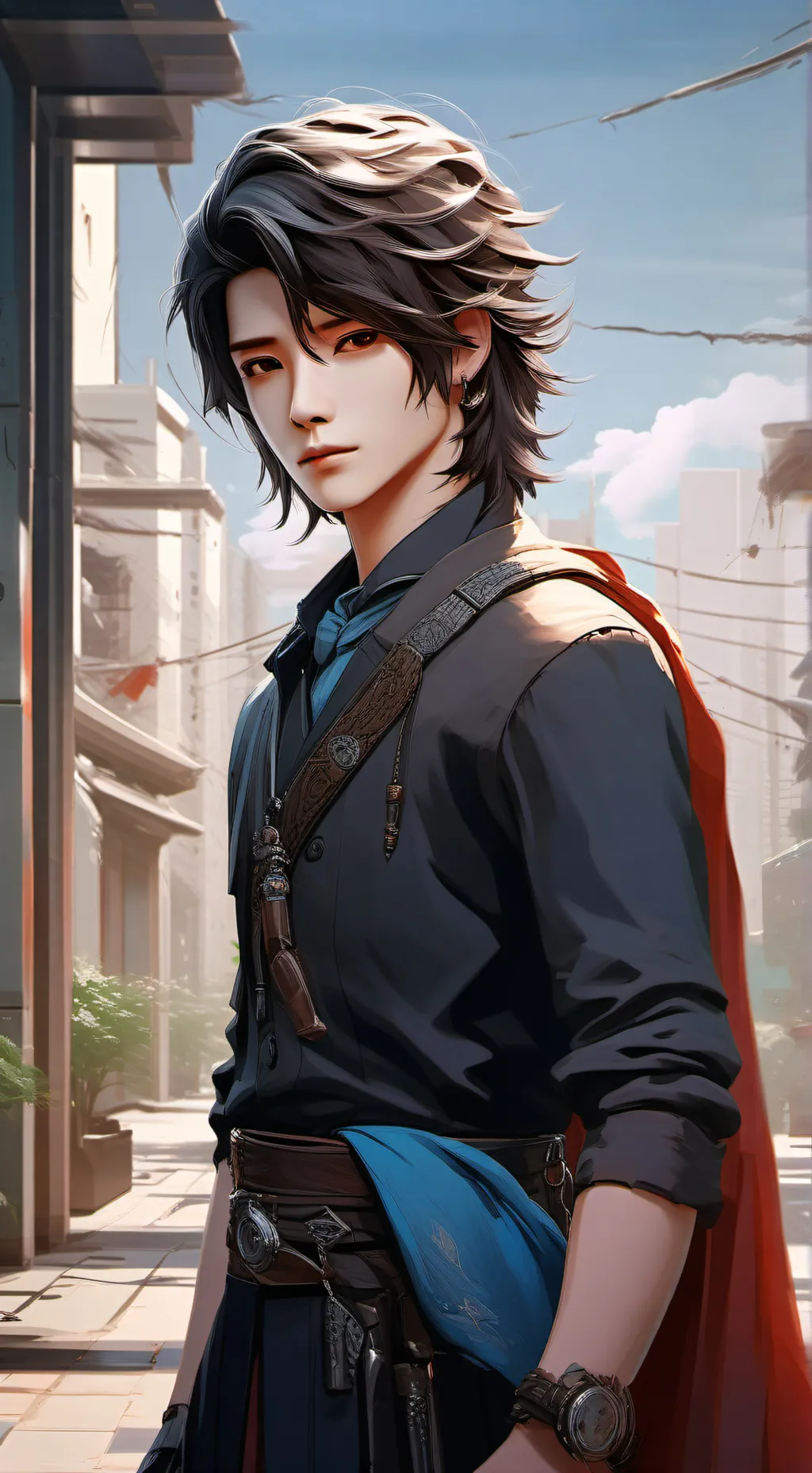 ai character: Aaron background