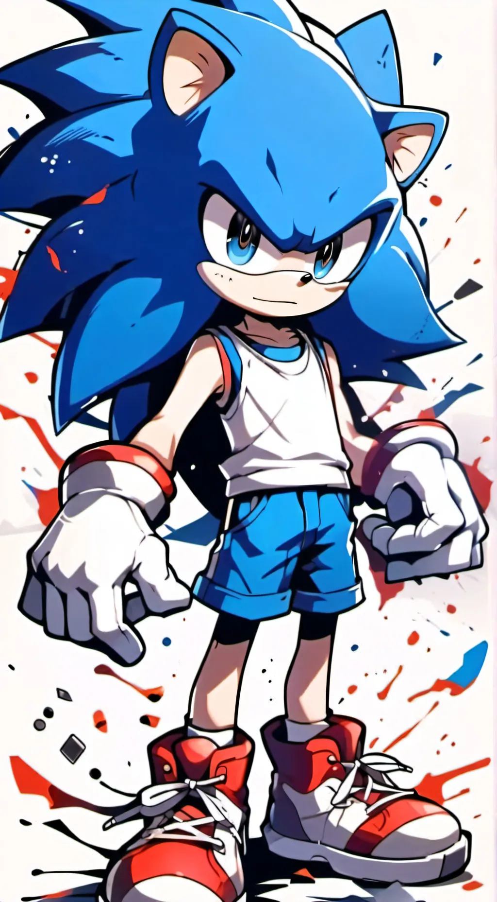 ai character: sonic movie background