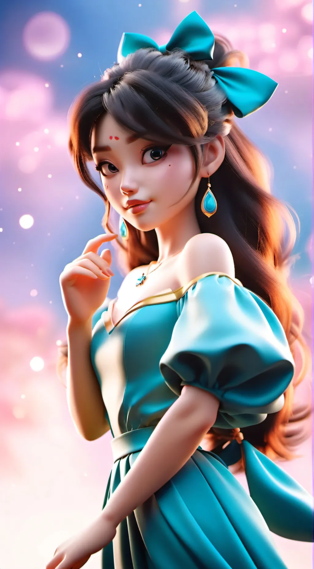 ai character: emily❤ background