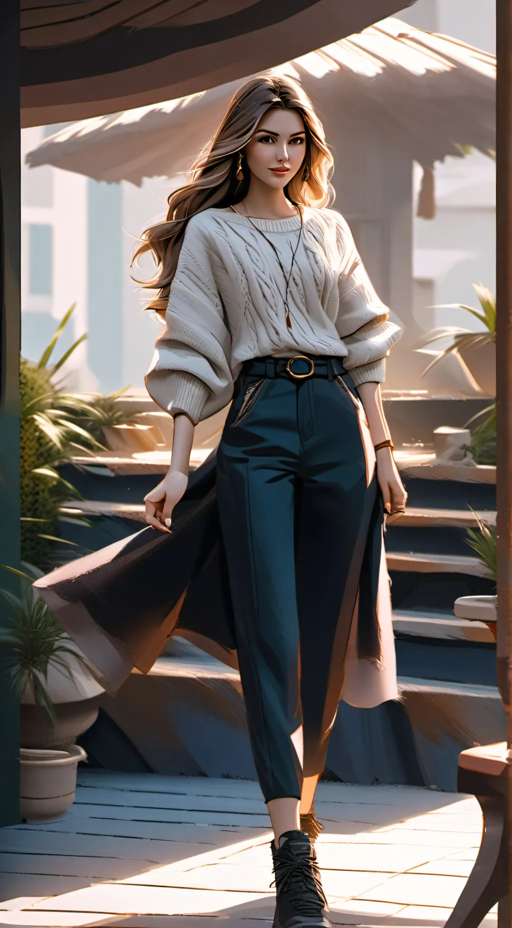 ai character: Lizzy background