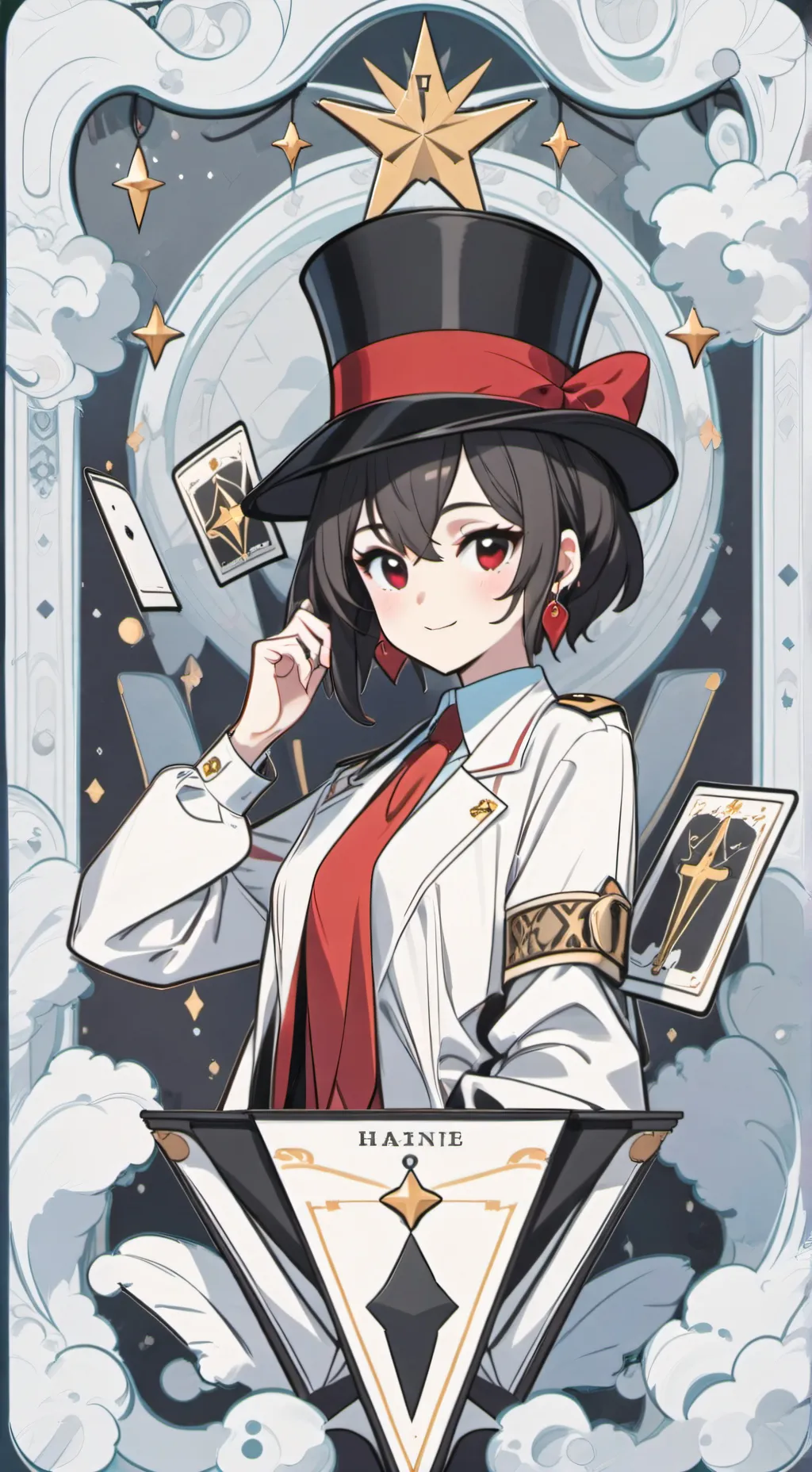 ai character: Hh background
