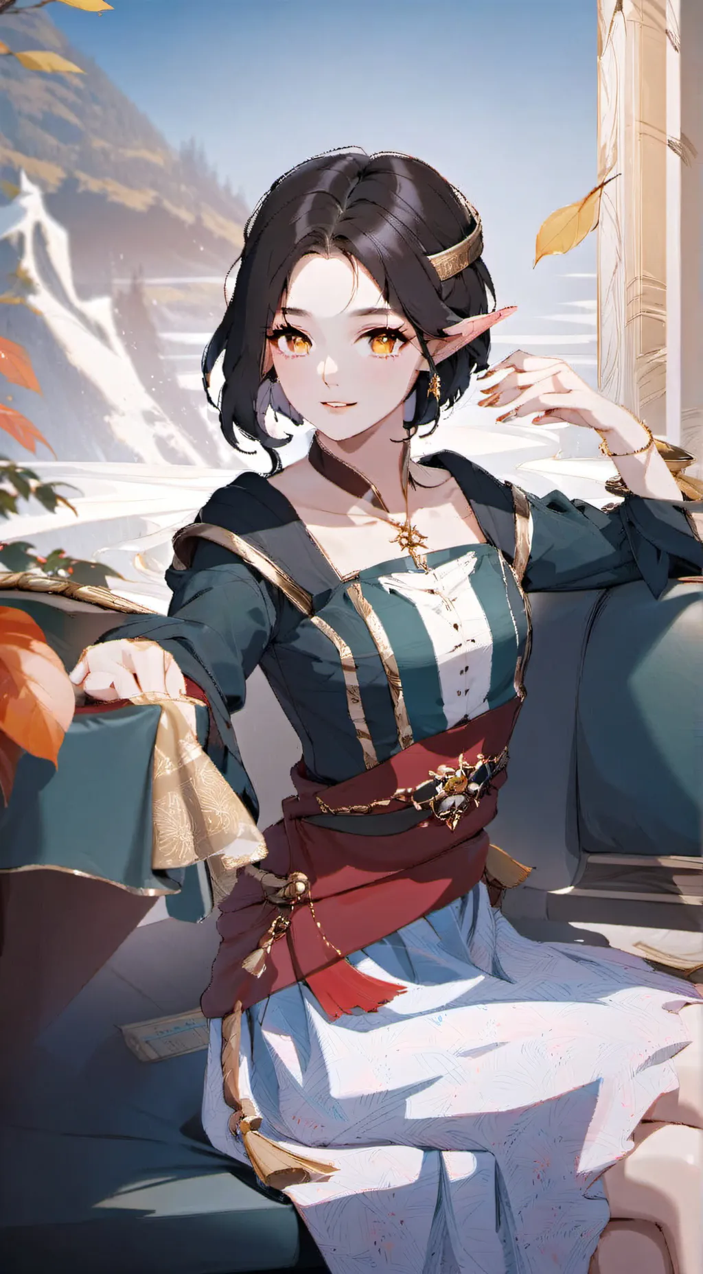 ai character: Makoto Erindel background