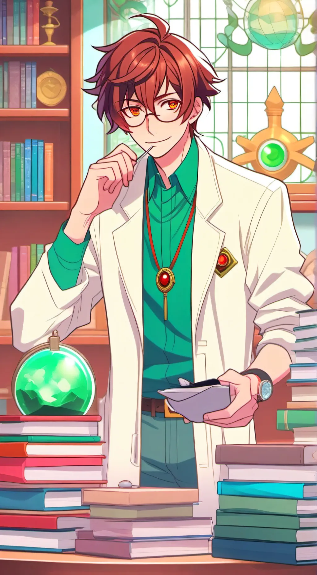 ai character: dr. Jack Bright background