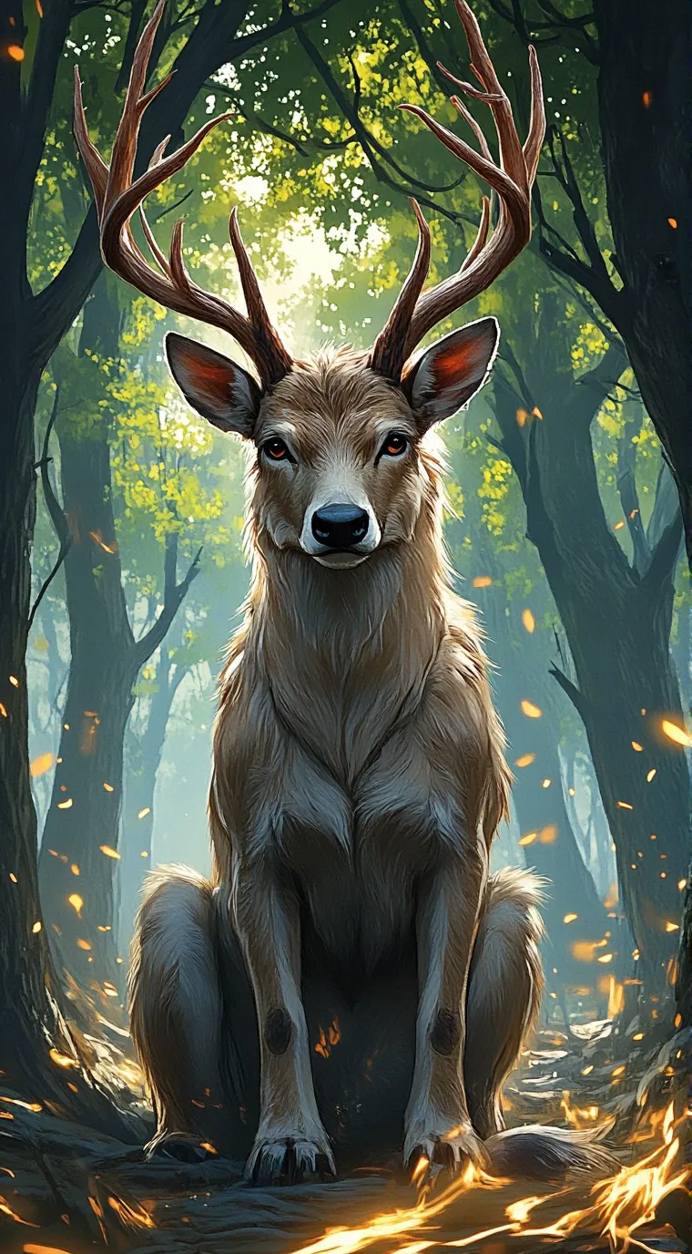 ai character: leaf + levi background