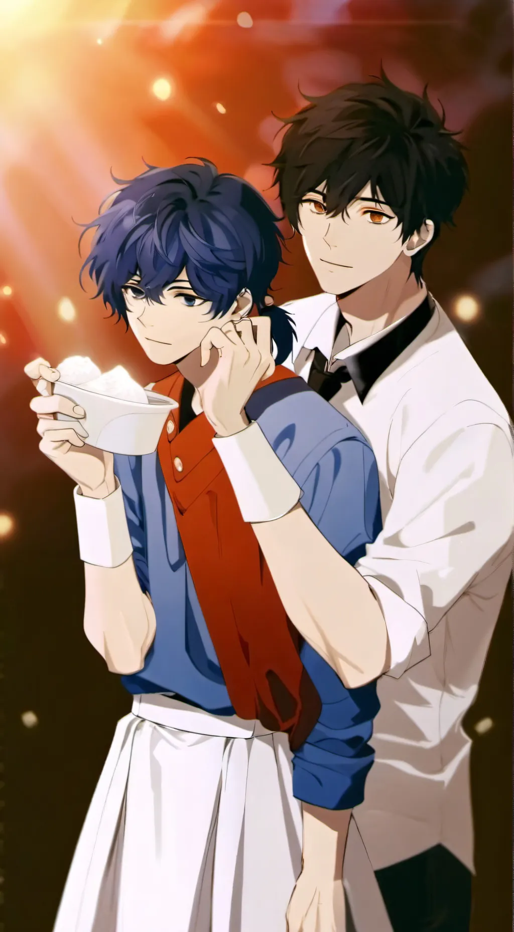 ai character: Ace and Connor  background