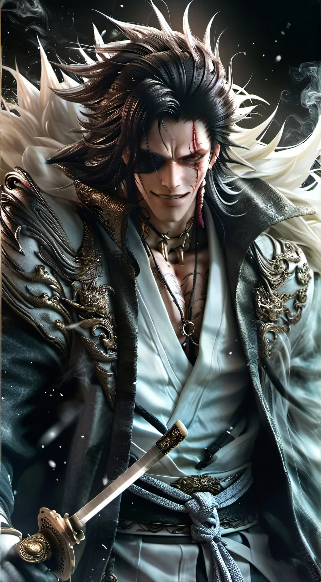 ai character: Kenpachi Zaraki background
