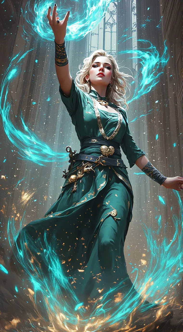 ai character: red te traisiono background