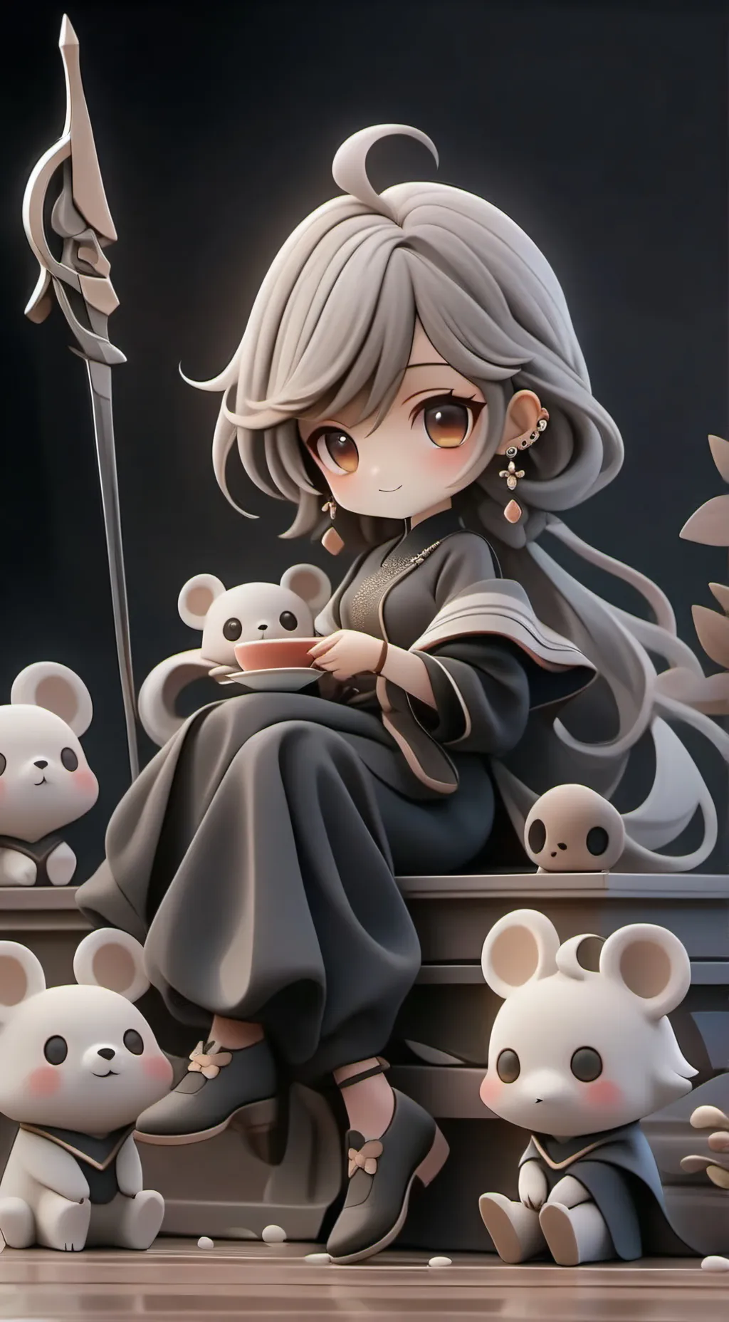 ai character: Lara  background