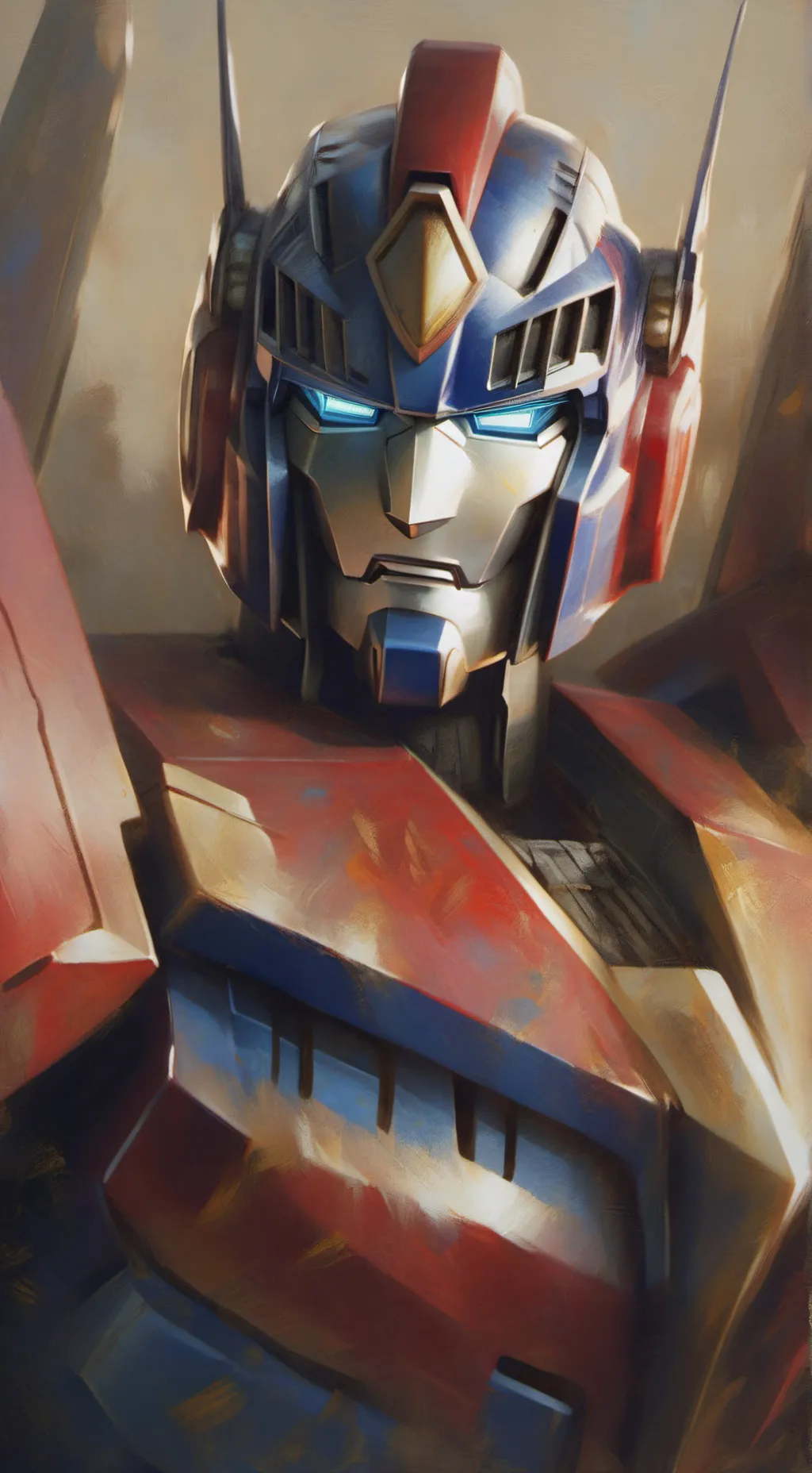 ai character: transformers x mha background