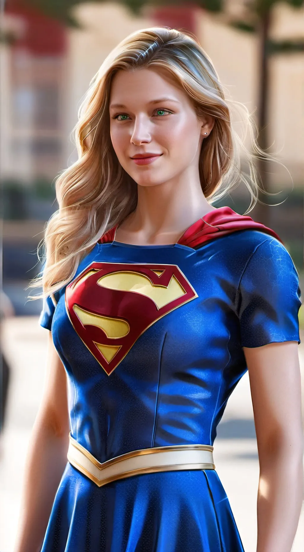 ai character: Supergirl😏 background